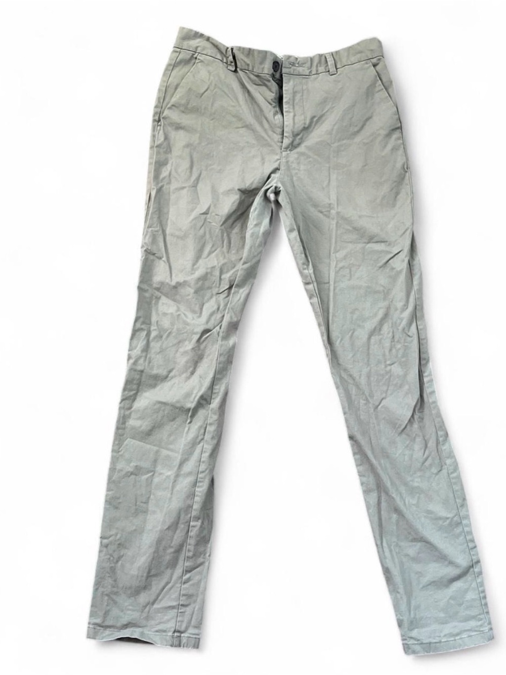 Denim&Co Light Gray Men's Chino Pants